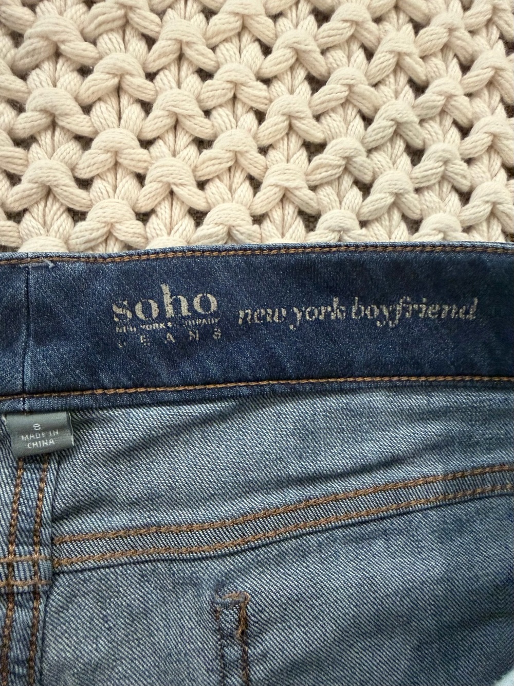 New York & Company Soho Boyfriend Dark Indigo Skinny Leg Jeans - Picture 6 of 9